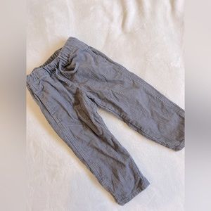 H&M neutral cords 100% cotton elastic waist